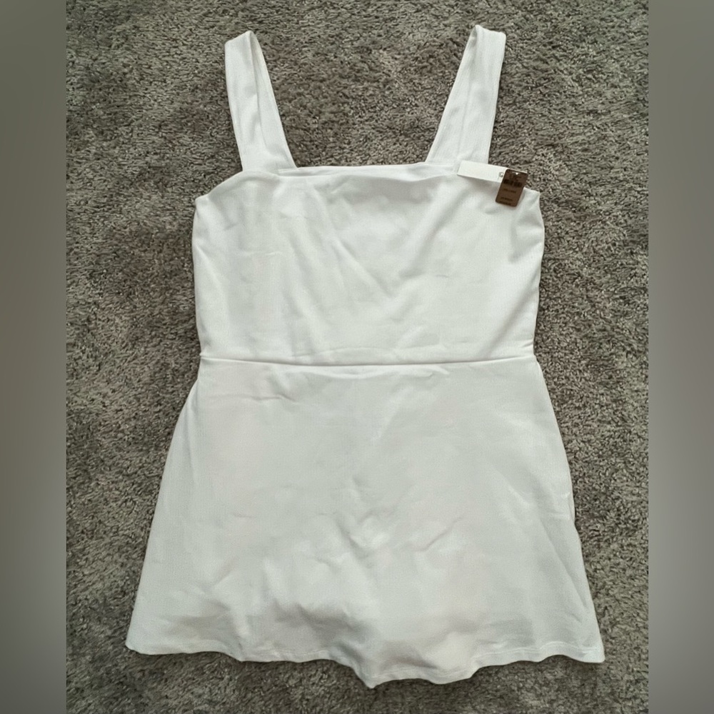 PINK
RIB SQUARE NECK ACTIVE DRESS